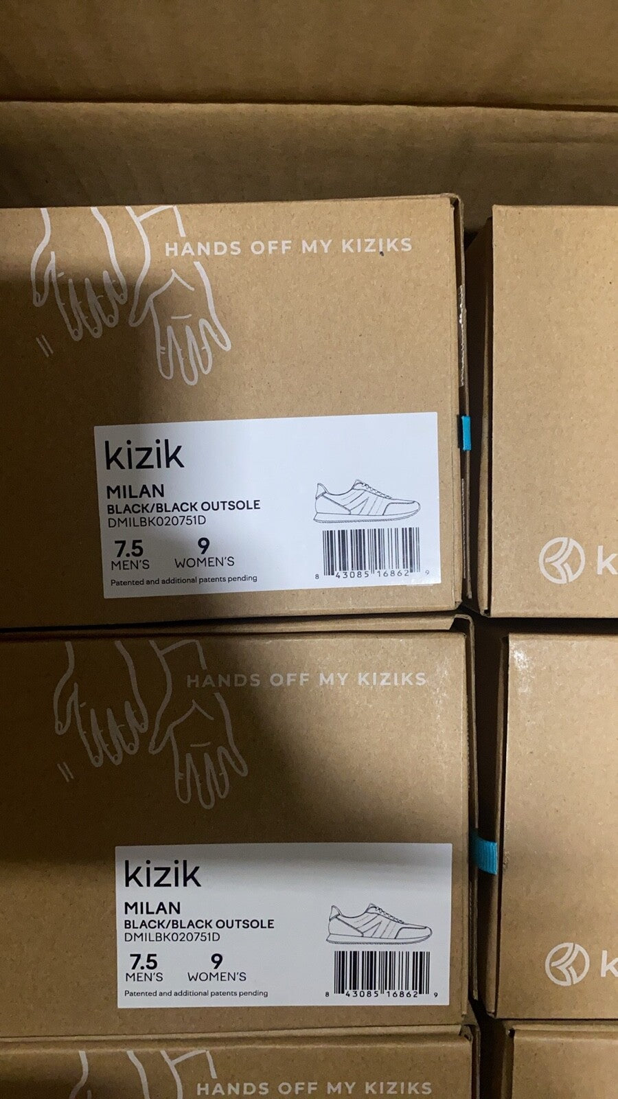 Kizik Black Milan Comfortable Breathable Woven Sneakers Women's Size 9 men's 7.5.