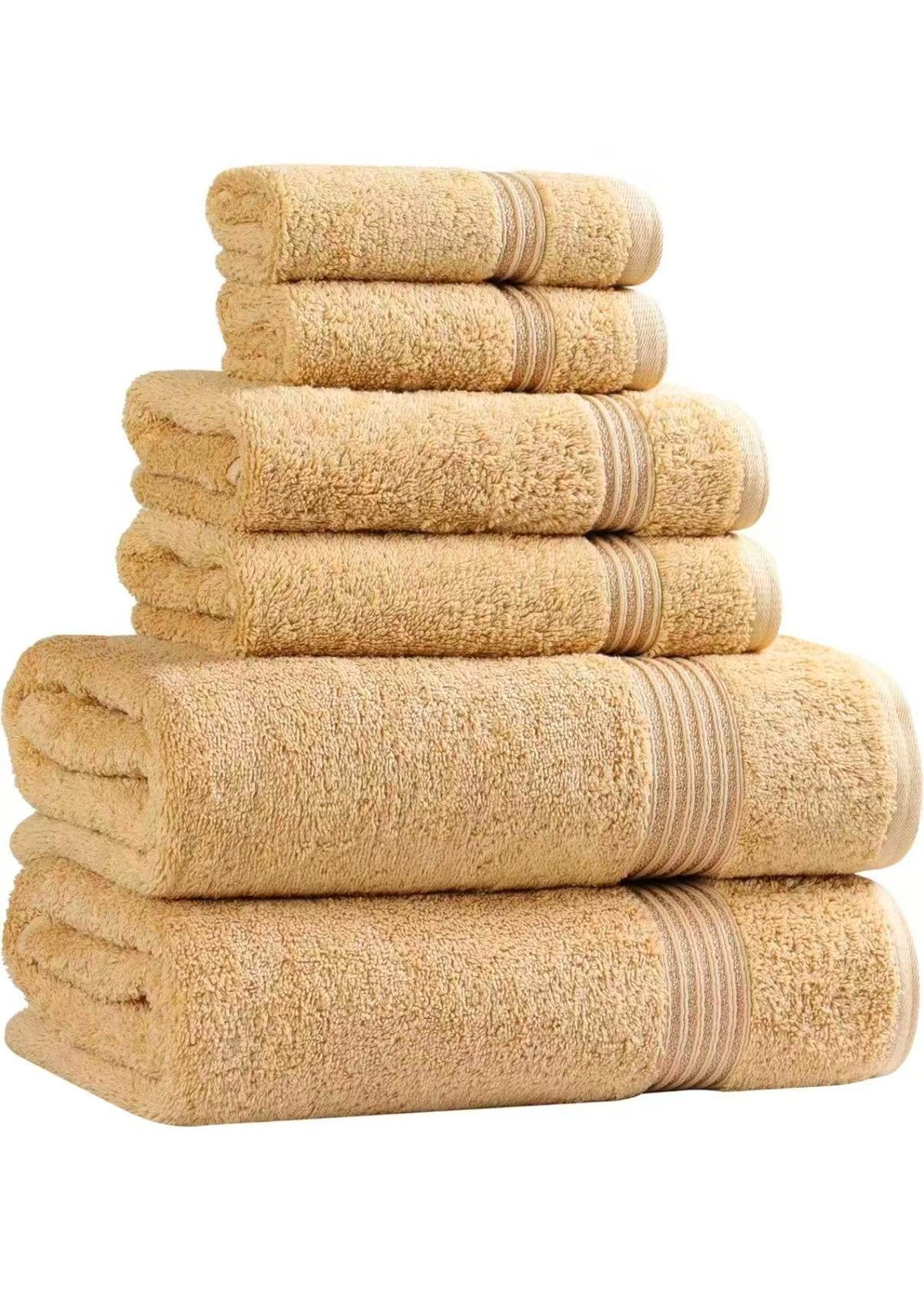Sweet Zzz bath towels 6 pcs (brown)