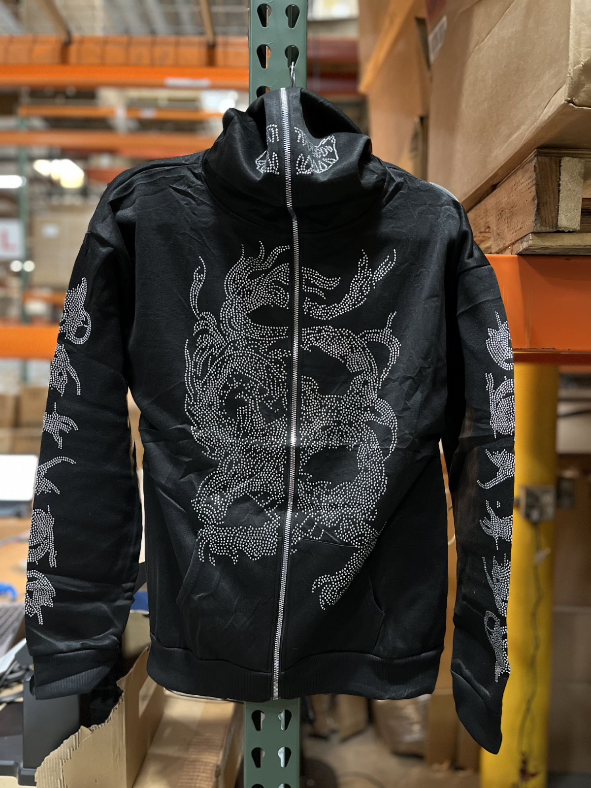 Men Women Y2k Hooded Sweatshirt Gothic Hoodie Jacket Grunge Dark Acade