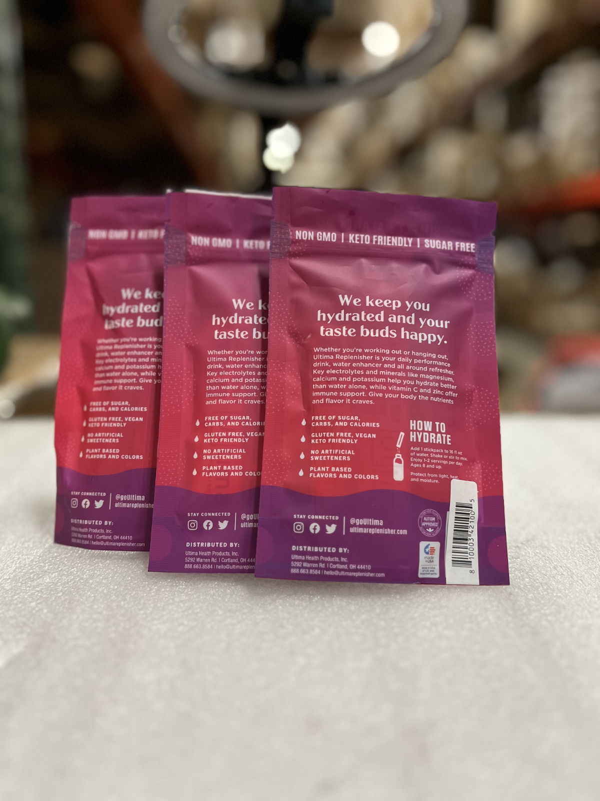 Electrolyte Mix 3 packs Variety ——include 18 sachets.