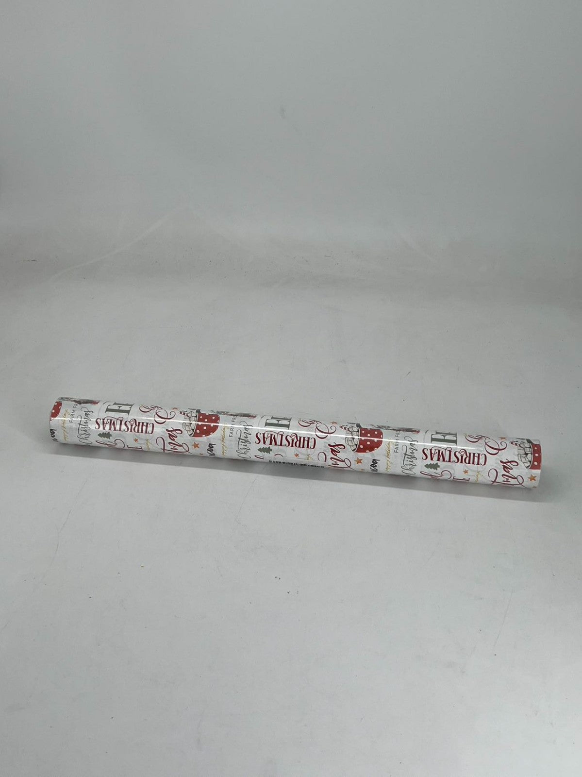 Christmas gift paper with Santa Claus pattern