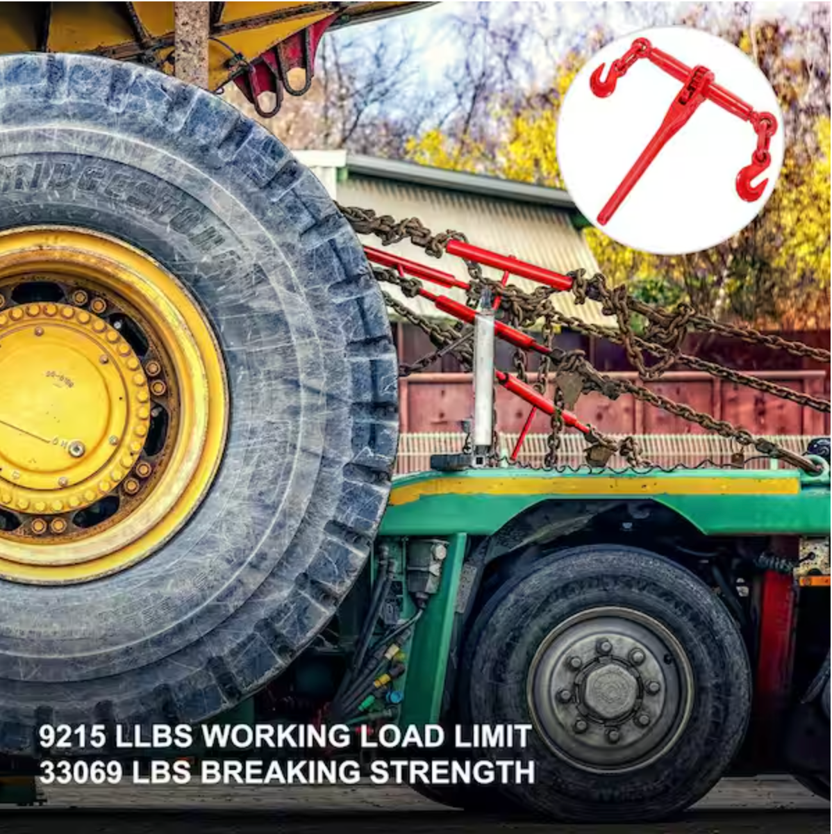 3 /8 in.-1/2 in. Cable Ratchet Binders-9215LBS. Secure Working Load with G70