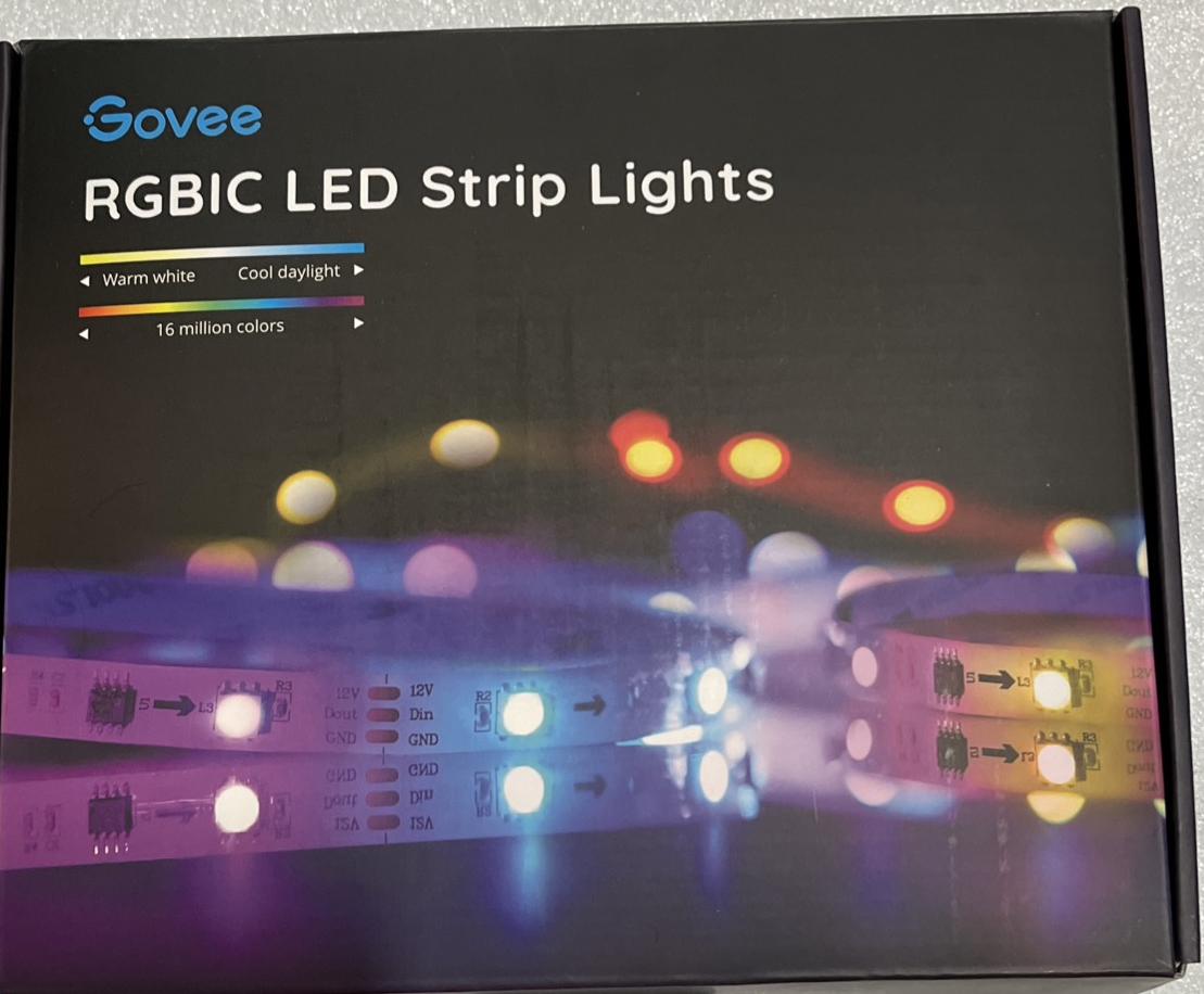 GOVEE RGBIC LED Strip Lights 2*5m/2*16.4ft 48W