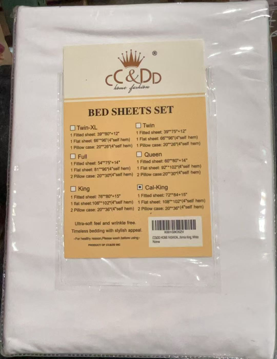 HOME FASHIONÂ Bedding Sheets Sets, Double Brushed ,Includes 1 Flat Sheet(108*102