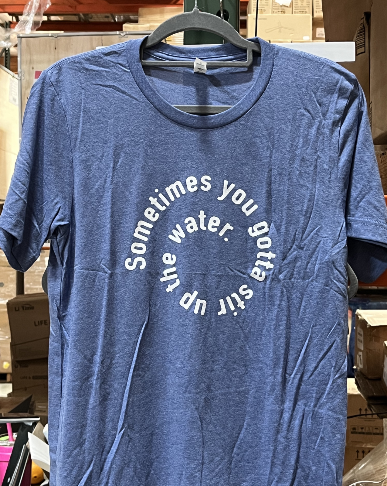 Stir Up The Water T-Shirt Sleeve SIZE:MEDIUM