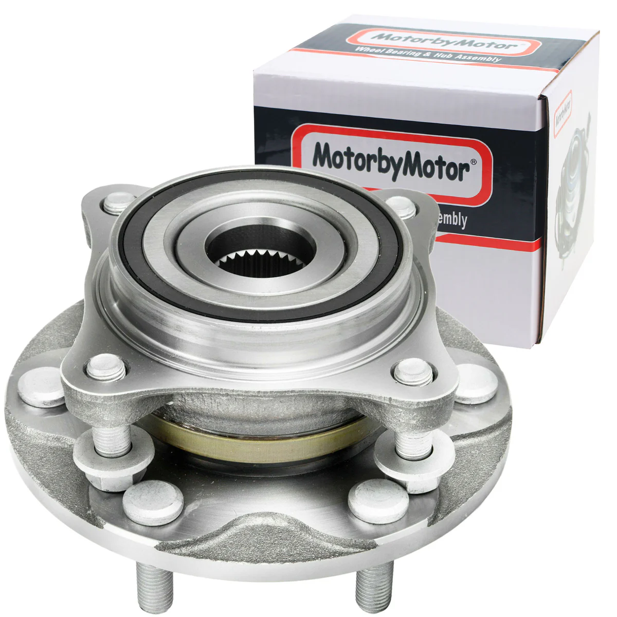 MotorbyMotor 950-001 Front Wheel Bearing and Hub Assembly