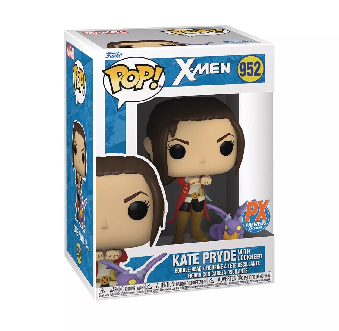 Funko Pop! & Buddy: Marvel X-Men Kate Pryde with Lockheed Previews Exclusive Vin