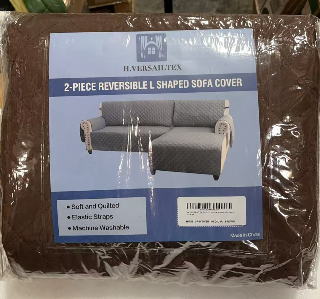 Waterproof Sofa Covers Color: Brown.