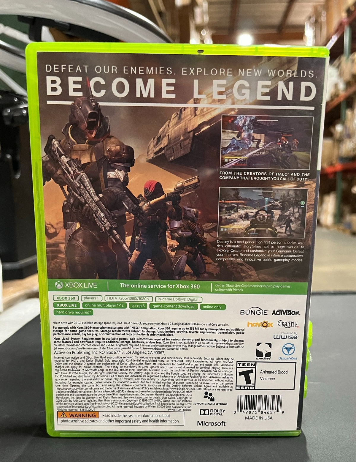 Destiny (Microsoft Xbox 360, 2014)