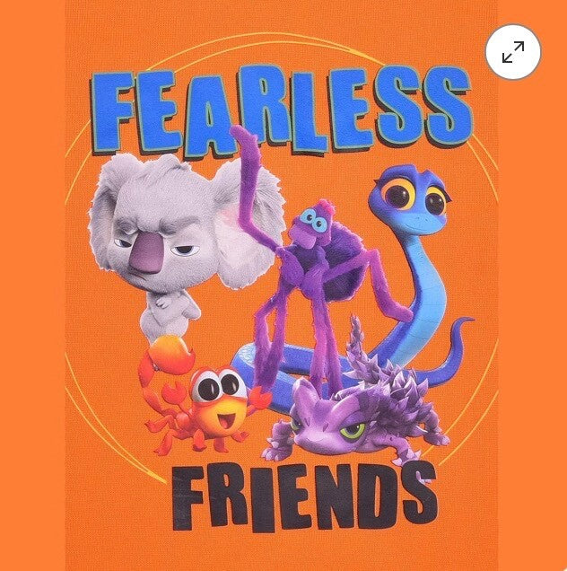 2 sets Back to the Outback Boy's Fearless Friends Graphic Hoodie Jacket, Size 5