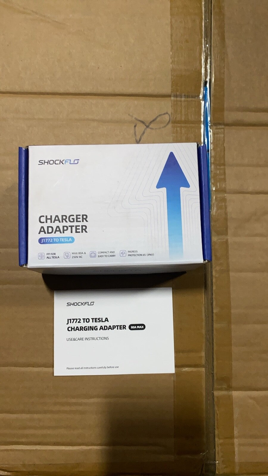 A6 Tesla to J1772 Adapter, 80A 250V Max-Compact and Lightweight J1772 EVs Adapte