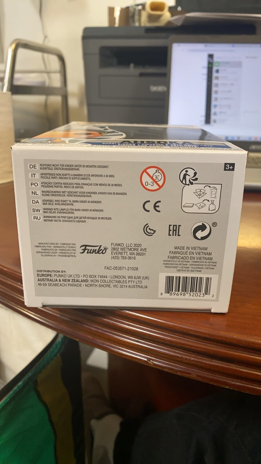Funko Pop! Star Wars Ahsoka Tano #409 Exclusive Vinyl Figure – Mint in Box