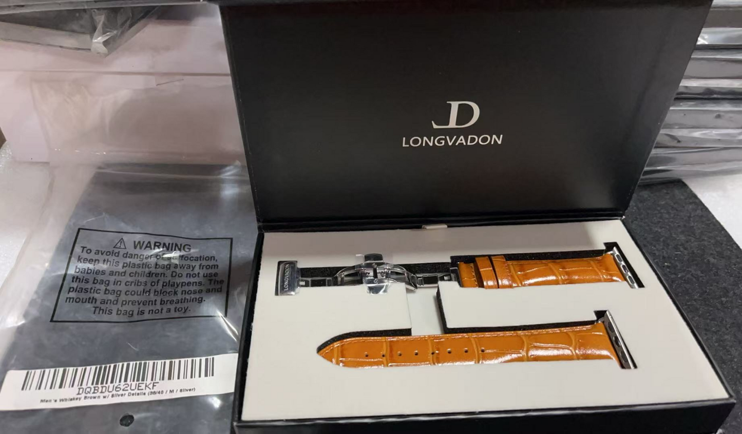 Watch Band Whiskey Brown/Silver