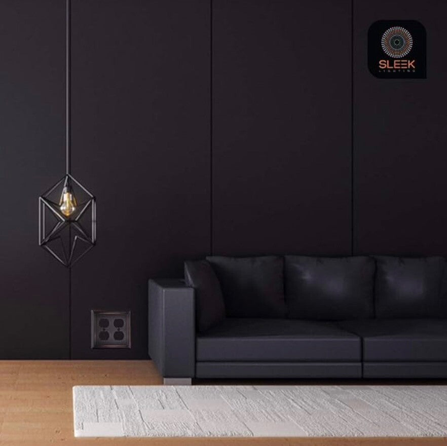 SLEEKLIGHTING Oil Rubbed Bronze Outlet Covers and Switch Plates-Decorative Wall