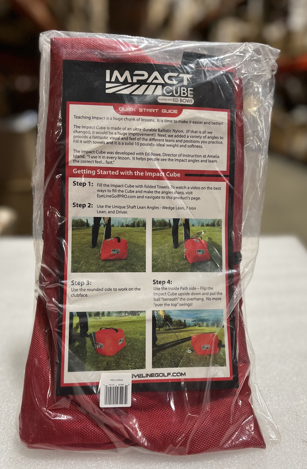 Golf Training Aid – Ultra-Durable, Multi-Angled red Black