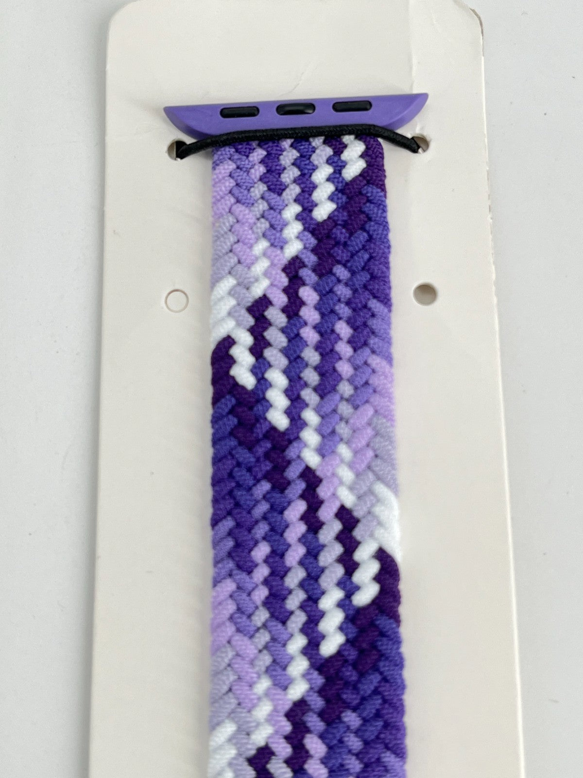 5 -Pack M Purple Loop Watch Bands 0.8 x 6.8 Inch Fits 42mm/44mm/45mm Case