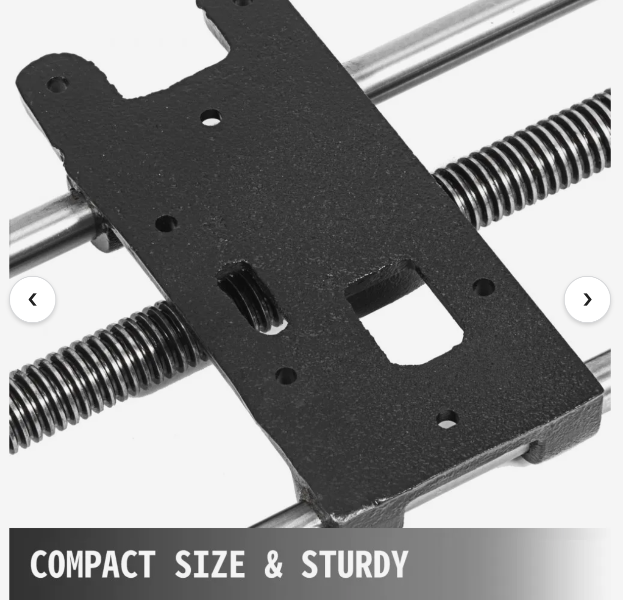 Woodworking Bench Vise 10.5 Inch,Heavy-Duty Steel and Cast Iron Structure