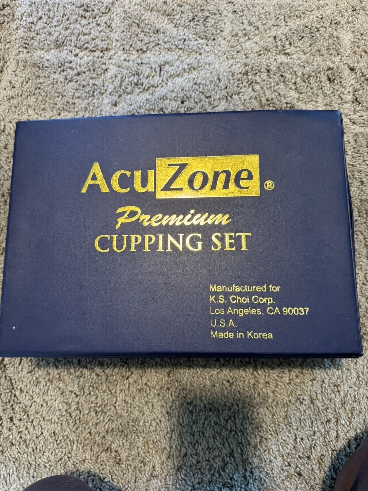 AcuZone Premium Cupping Set, 17-Cups, Pump, no Extension Tube Made In Korea EUC