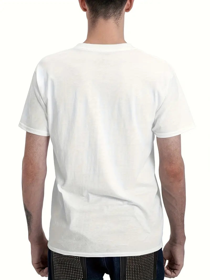 Custom Retro Graphic T-Shirt – Vintage-Style Pattern Print Tee