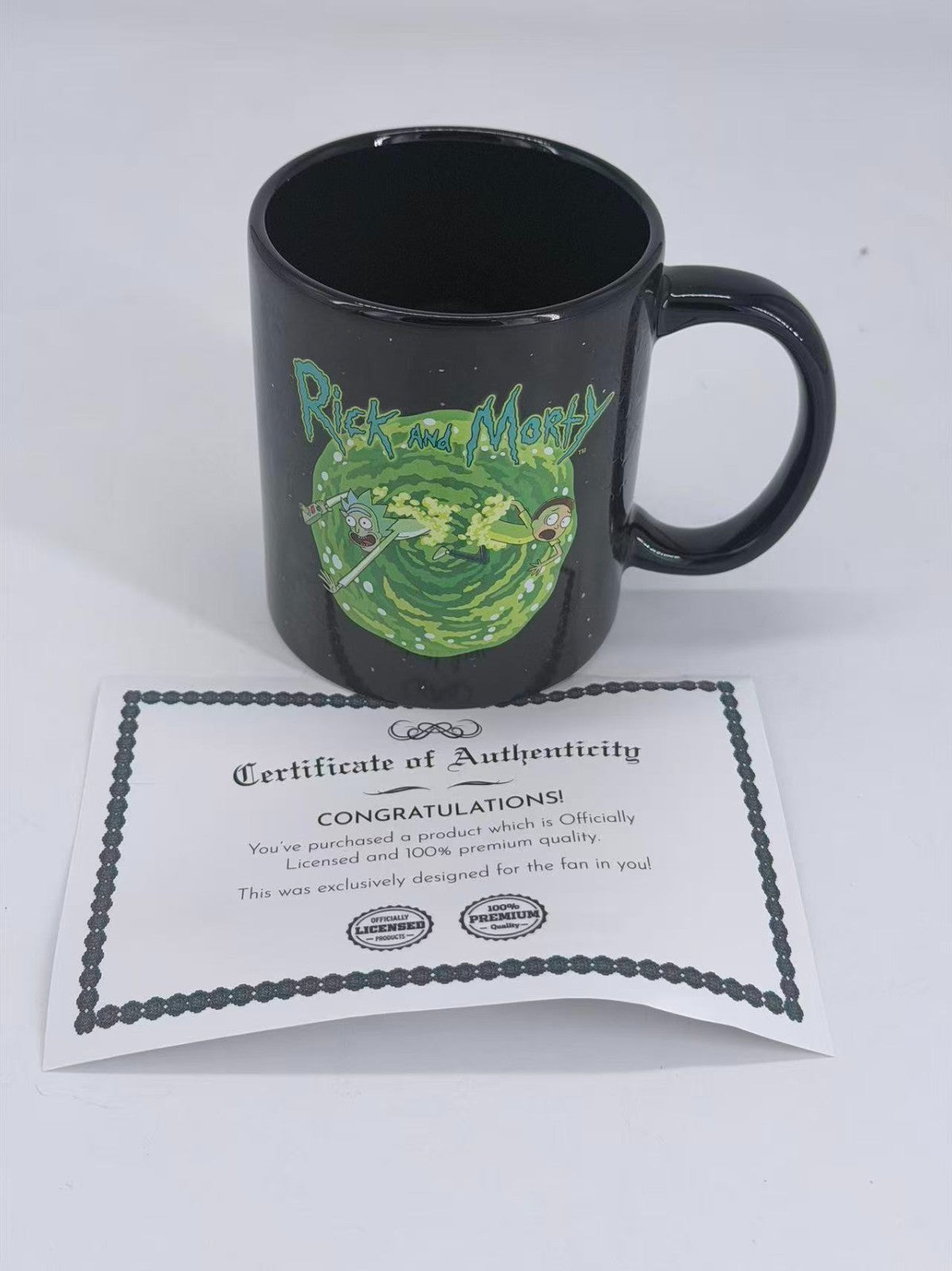 JUST FUNKY Rick and Morty Heat Changing Coffee Mug.