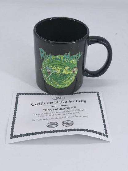 JUST FUNKY Rick and Morty Heat Changing Coffee Mug.