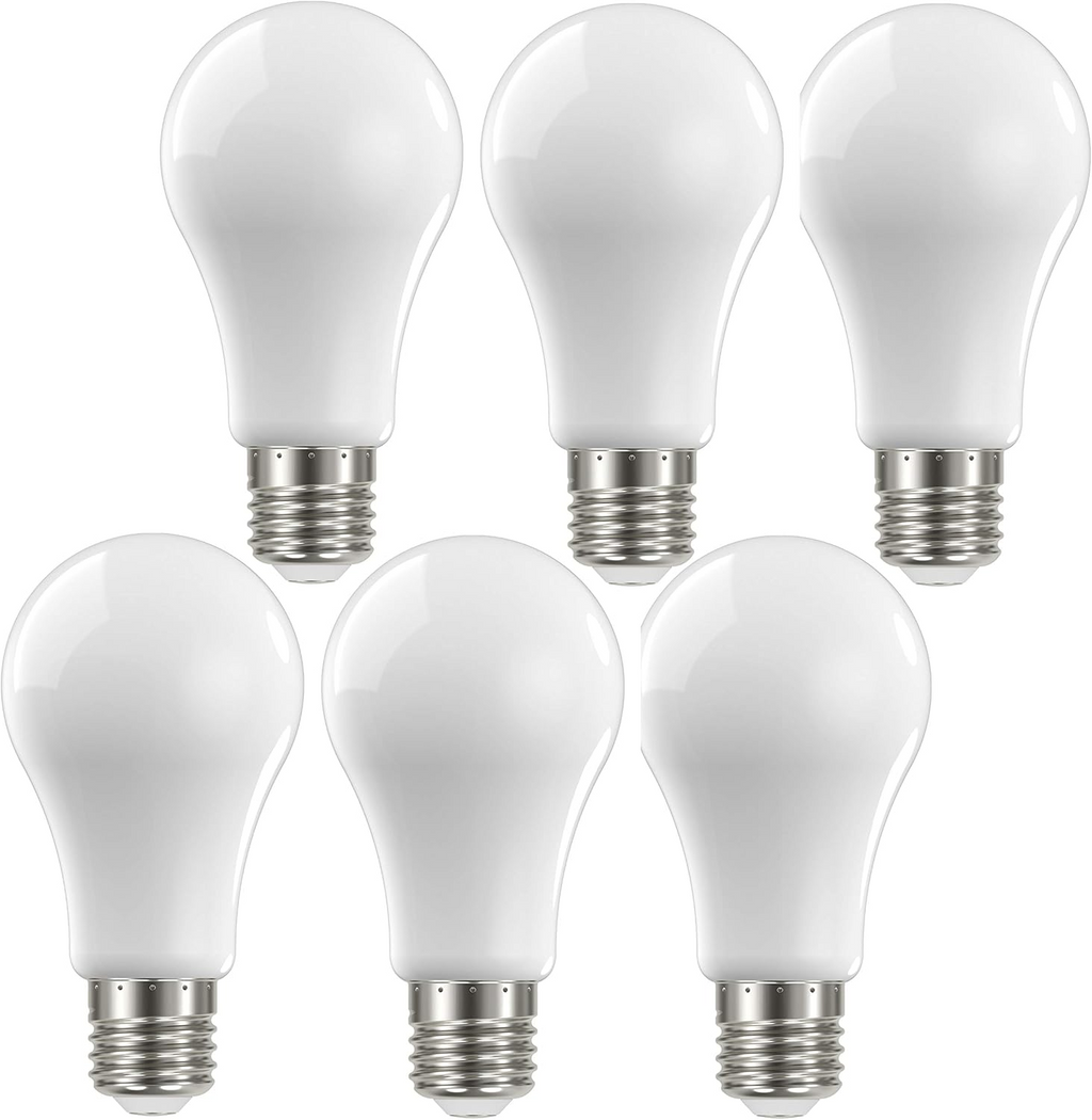 (6 Pack) Dimmable Led Filament Lamps, H6010, High BUIb, E27; Soft White; Medium.