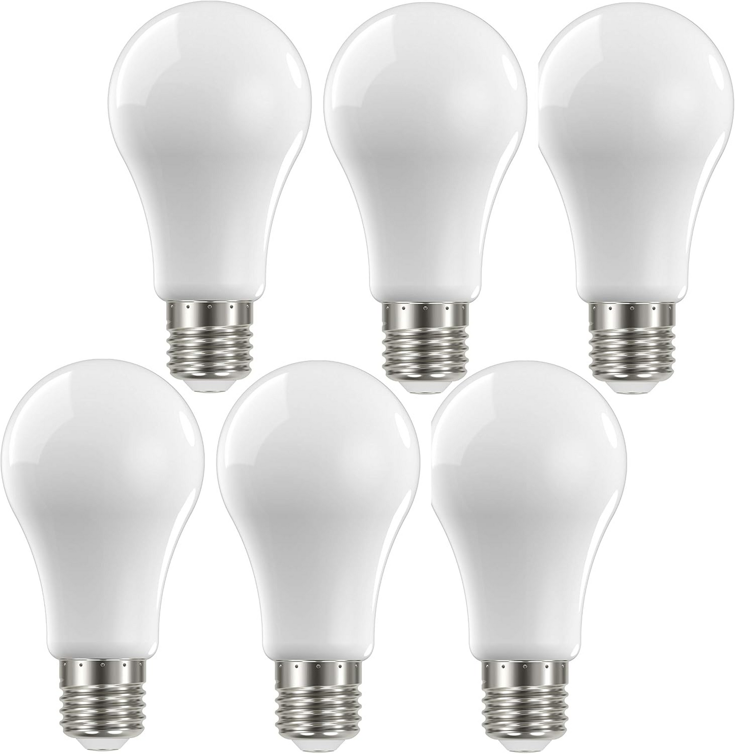 (6 Pack) Dimmable Led Filament Lamps, H6010, High BUIb, E27; Soft White; Medium.