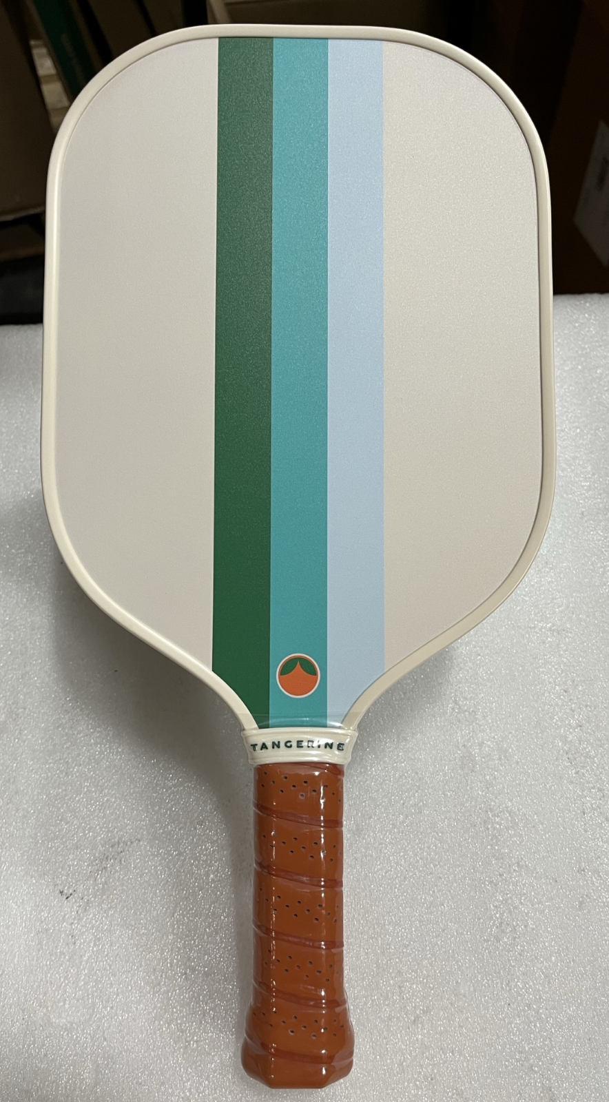 Tangerine Pop Pickleball Paddle – Lightweight & Sweet.-L16"