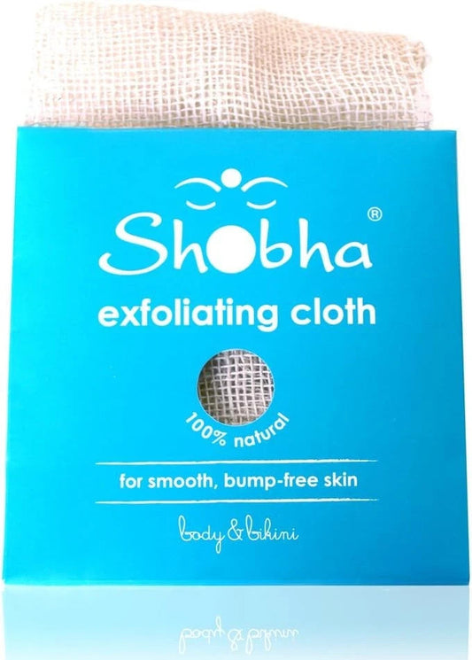 Exfoliating Cloth – Reusable Natural Body Scrubber – Off-white/Tan