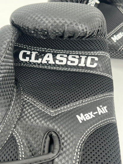 Boxing Classic Max Hook and Loop Boxing Gloves - Black M