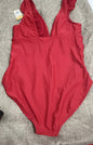 Kana Sol Red/ One Piece Swimsuit tummy control size M