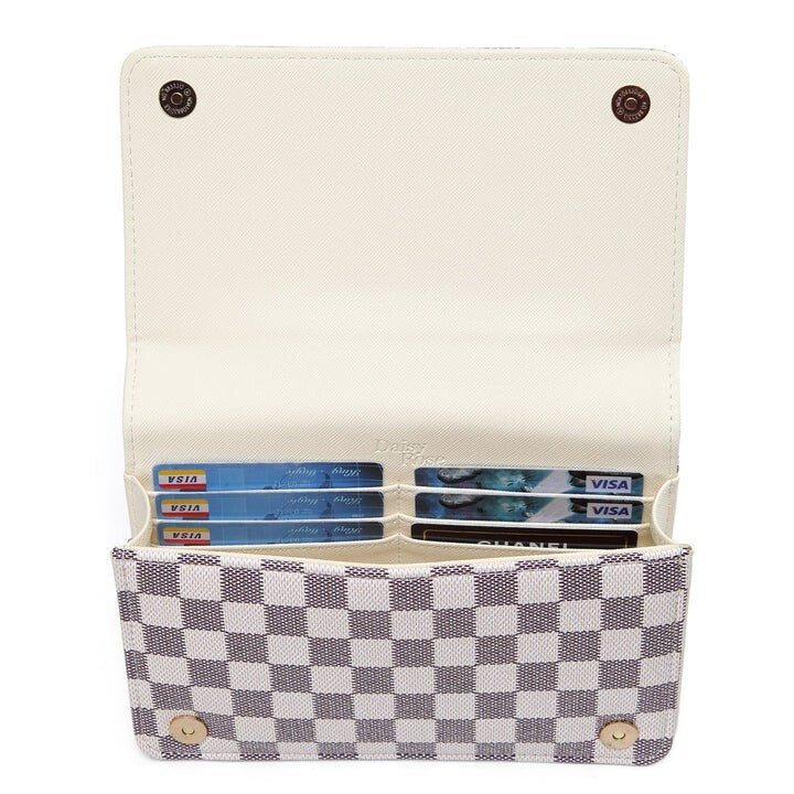 CROSS BODY BAG WITH CREDIT CARD SLOTS | RFID BLOCKING PROTECTION    COLOR:Cream