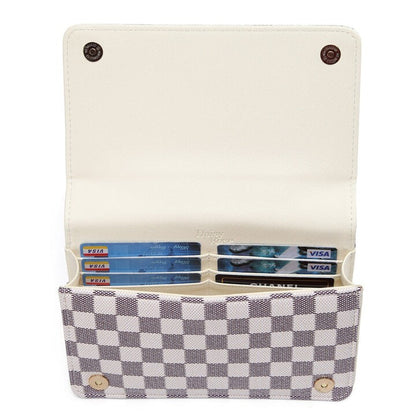 CROSS BODY BAG WITH CREDIT CARD SLOTS | RFID BLOCKING PROTECTION    COLOR:Cream