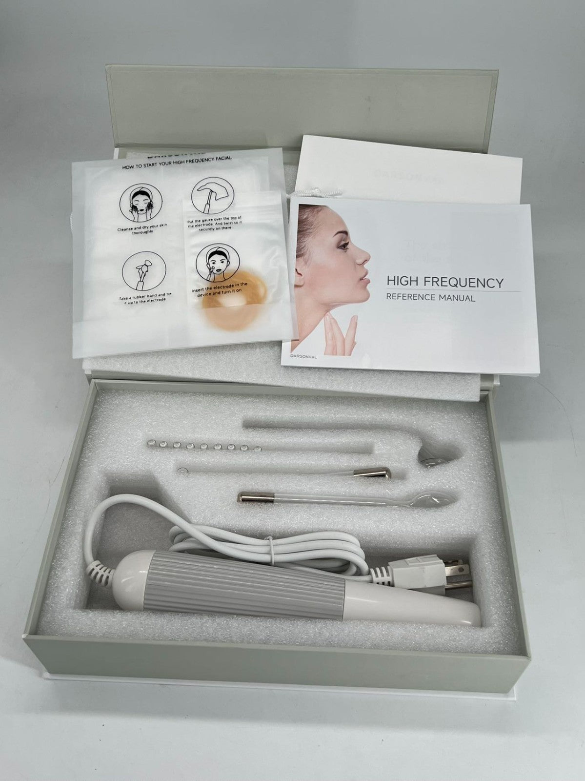 High Frequency Facial Device  High Frequency Facial Wand Micro-Care Skin Care