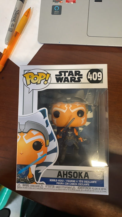 Funko Pop! Star Wars Ahsoka Tano #409 Exclusive Vinyl Figure – Mint in Box