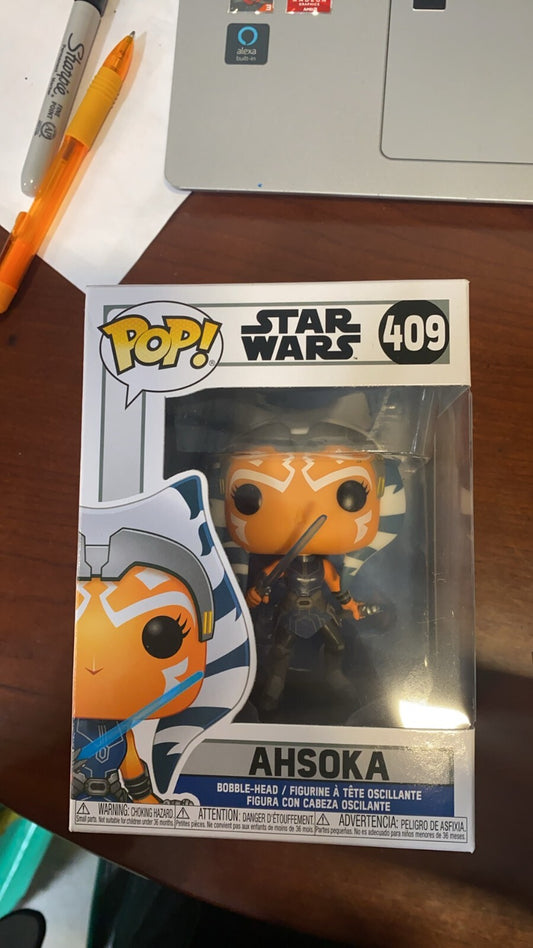 Funko Pop! Star Wars Ahsoka Tano #409 Exclusive Vinyl Figure – Mint in Box