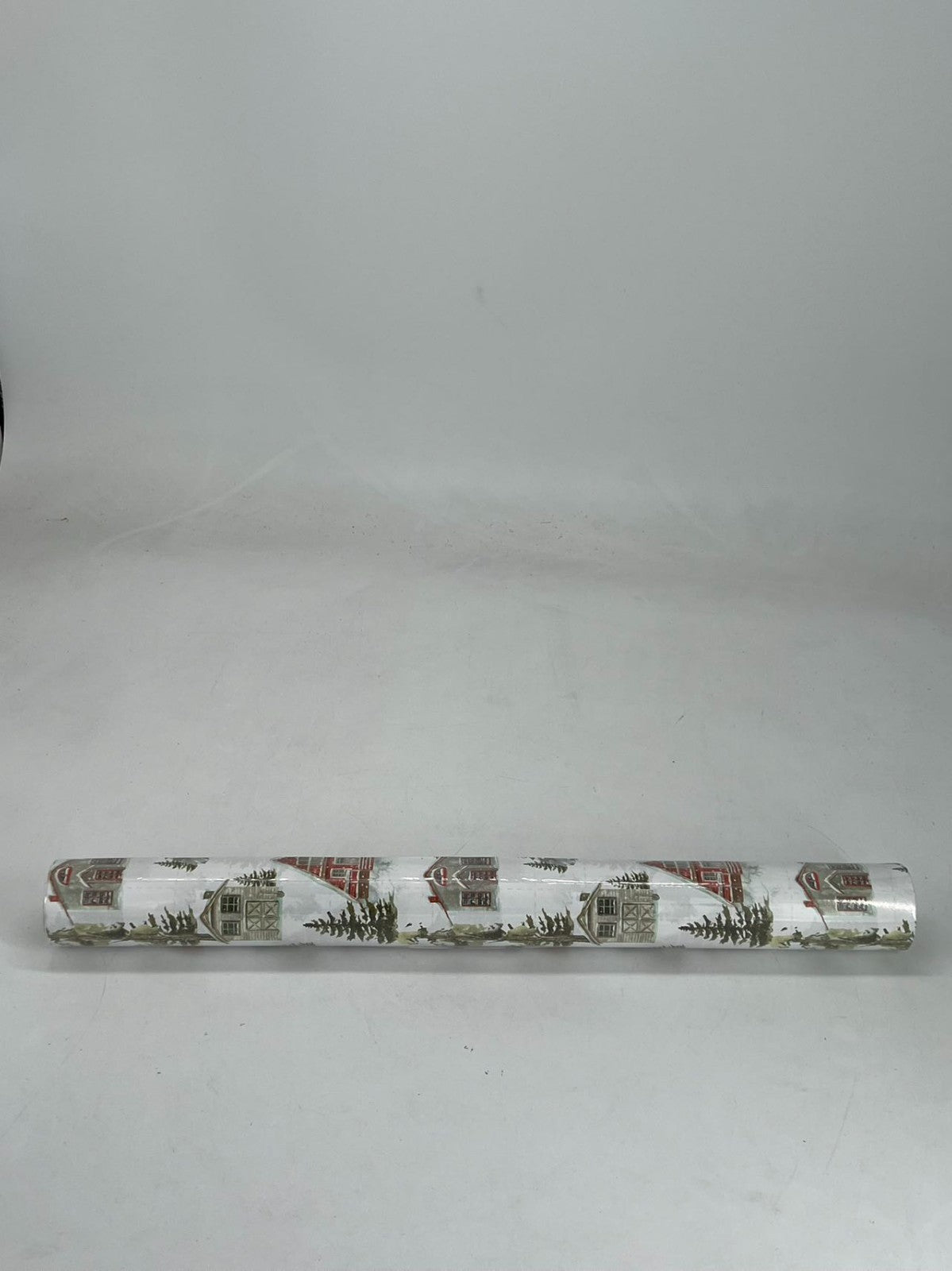 White Christmas gift wrapping paper