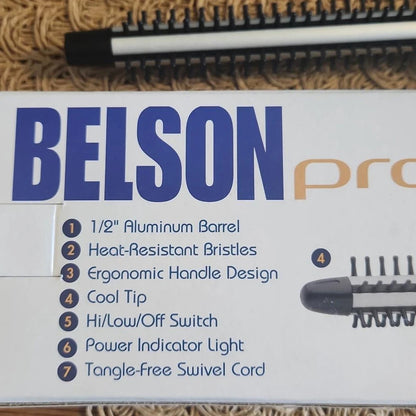 Professional Dual-Heat 1/2" Brush Iron