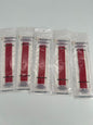 5- Pack M Color RED SOLID Loop Watch Bands 0.8 x 6.7 Inch  Fits 42mm/44mm/45mm