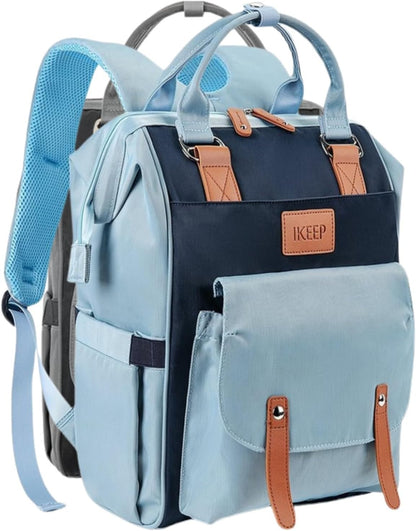 Unisex Crazy Pockets Diaper Backpack Large Capacity Baby Bag with 19 Pockets Ins