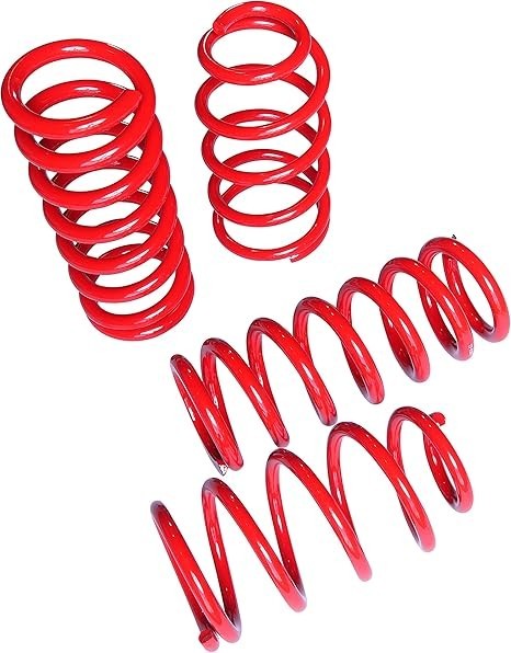 DENGTU Heavy Suty Lowering Coll Spring, Upgrade Lowering 1.7`` Font  / 1.8`` Rea
