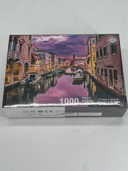 purple venice - 1000 Piece Jigsaw Puzzle