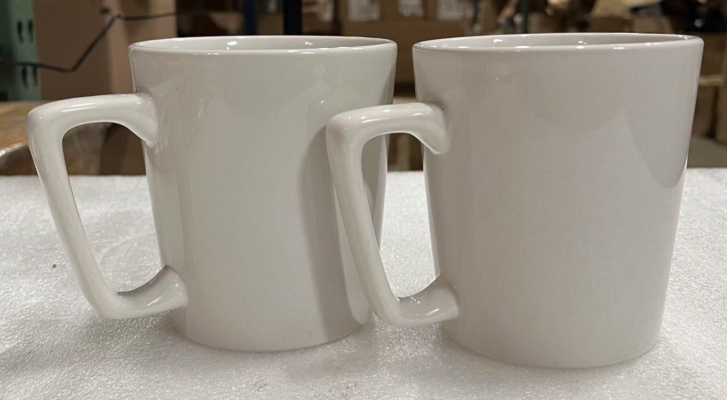 2pcs Starbucks  Coffee Mug Tea Cup with a Gold Tone Snowflake or Star