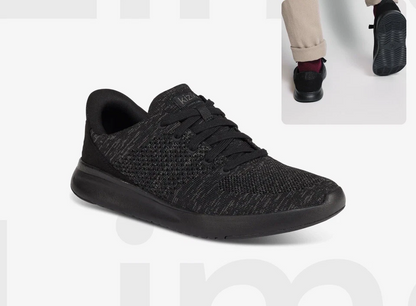 Kizik Lima Black Black Outsole Women's Athletic Sneaker Men's-6.5 Women 8 X-Wide