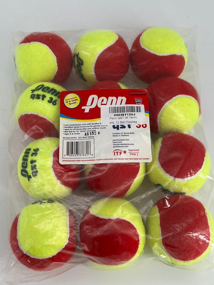Penn QST 36 Felt Tennis Balls (12 per bag)