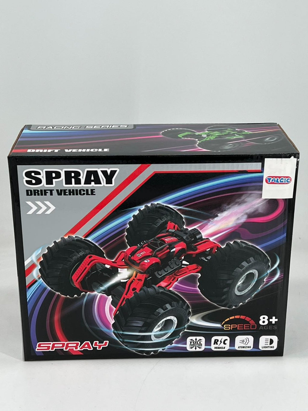 Spray RC Stunt Car 4WD Remote Control Monster Truck Lights 8+ Kids Toy