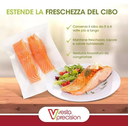 15bags 11*16’’ Vesta Precision Vacuum Bags for Food with Zipper and Valve