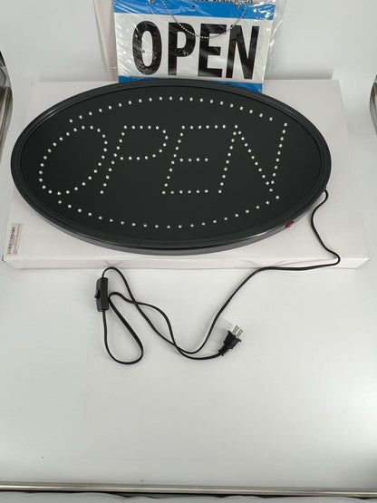 LED Open Sign for Business, LED Neon Signs for Shop Windows and Doors of Shop