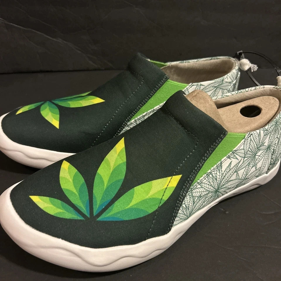 Andoze Shoes, Men’s Size12 Slip On, Green, New, Hemp
