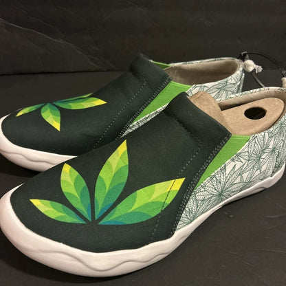 Andoze Shoes, Men’s Size12 Slip On, Green, New, Hemp